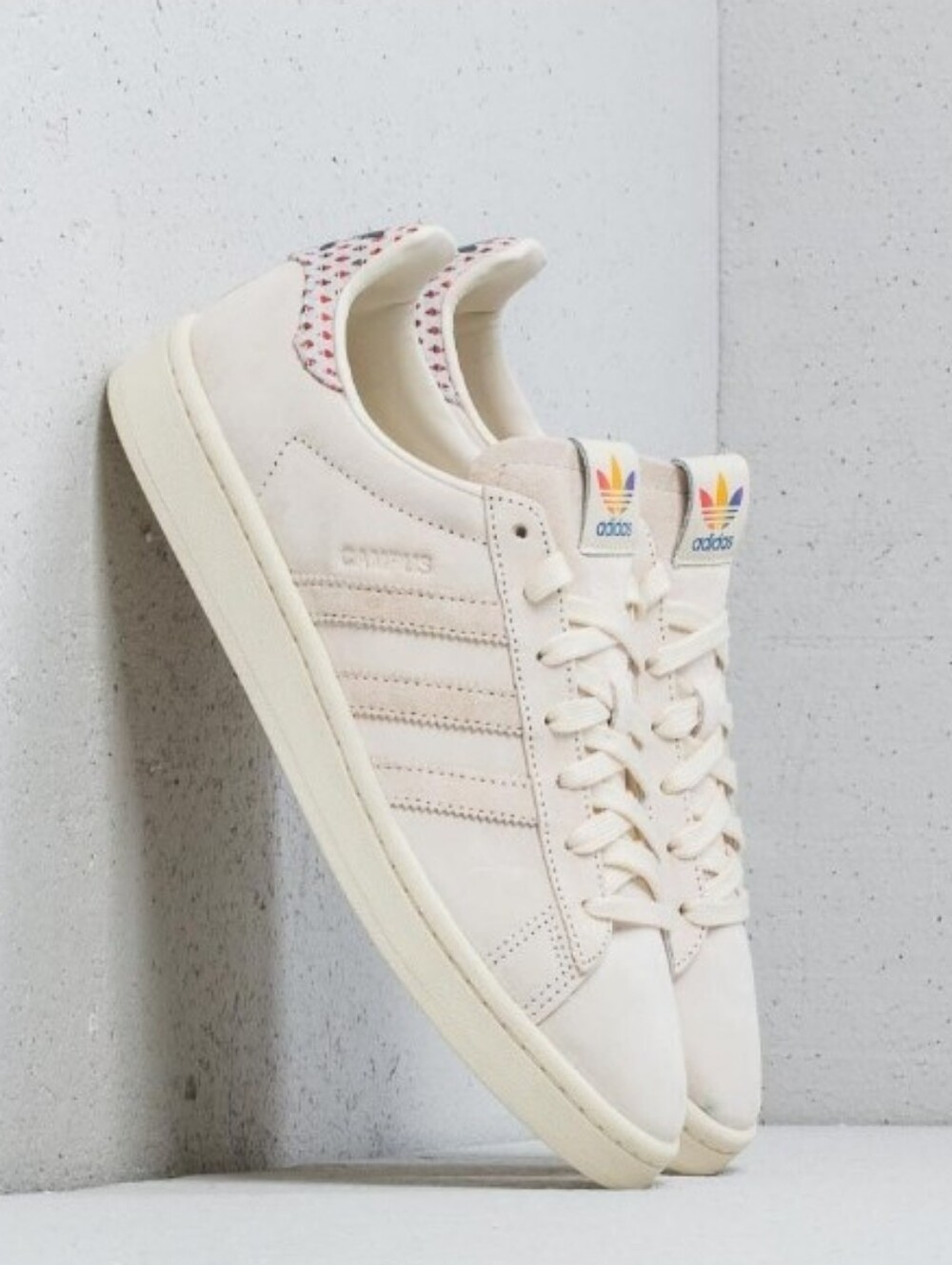 adidas Campus PrideCream White/ Trace Pink/ Trace Scarlet